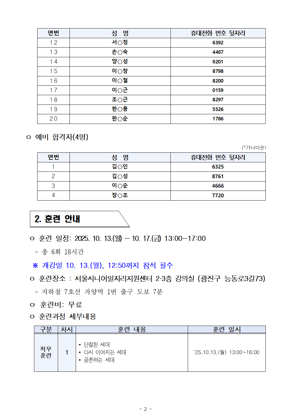 2.+2025년+서울+시니어+잡+챌린지+기업수요+맞춤형+직무훈련+'토이+크리에이터+인턴십+2기'+최종합격자+결과+공고002.png